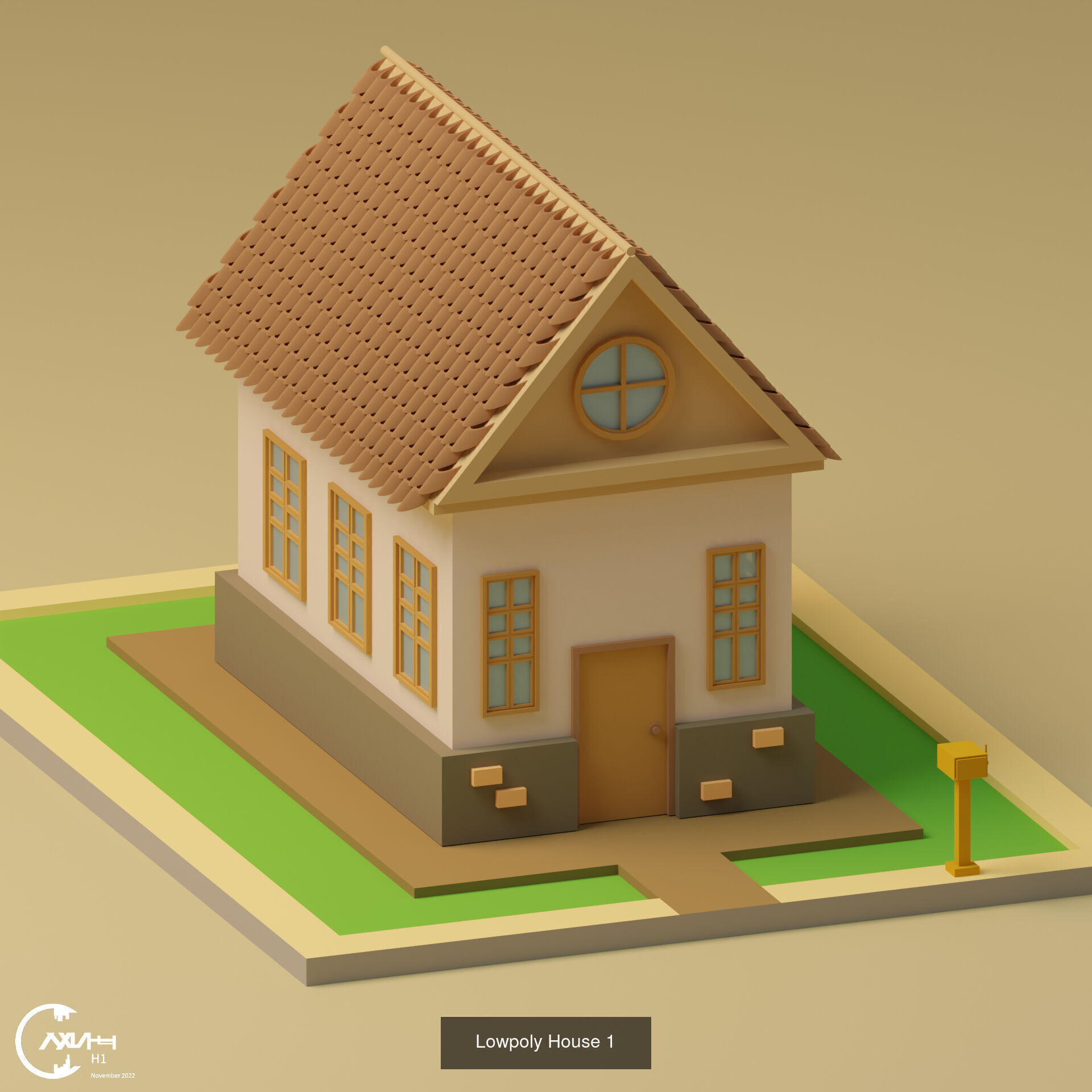 Lowpoly Houses Collection 1 _2