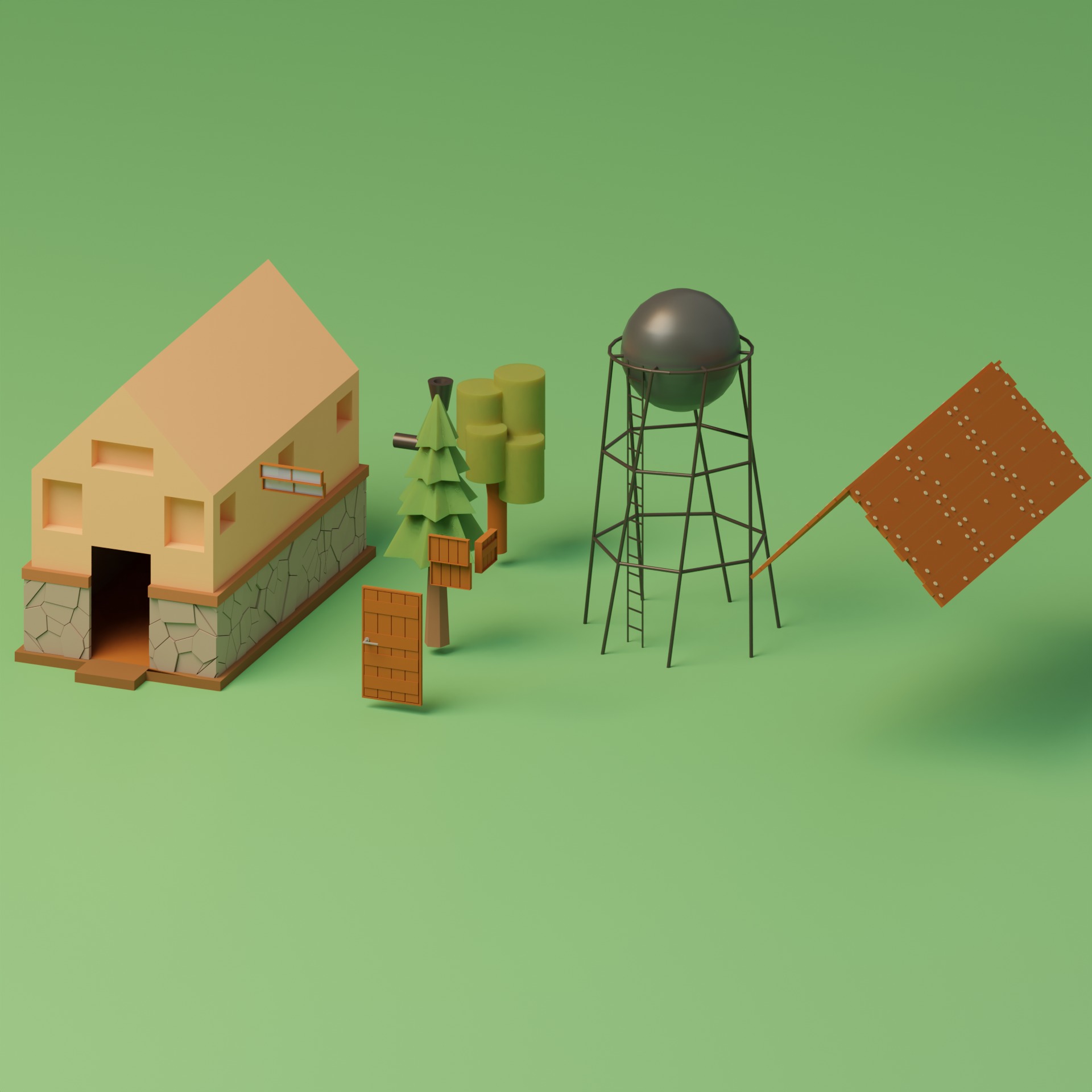 Lowpoly Houses Collection 1 _21