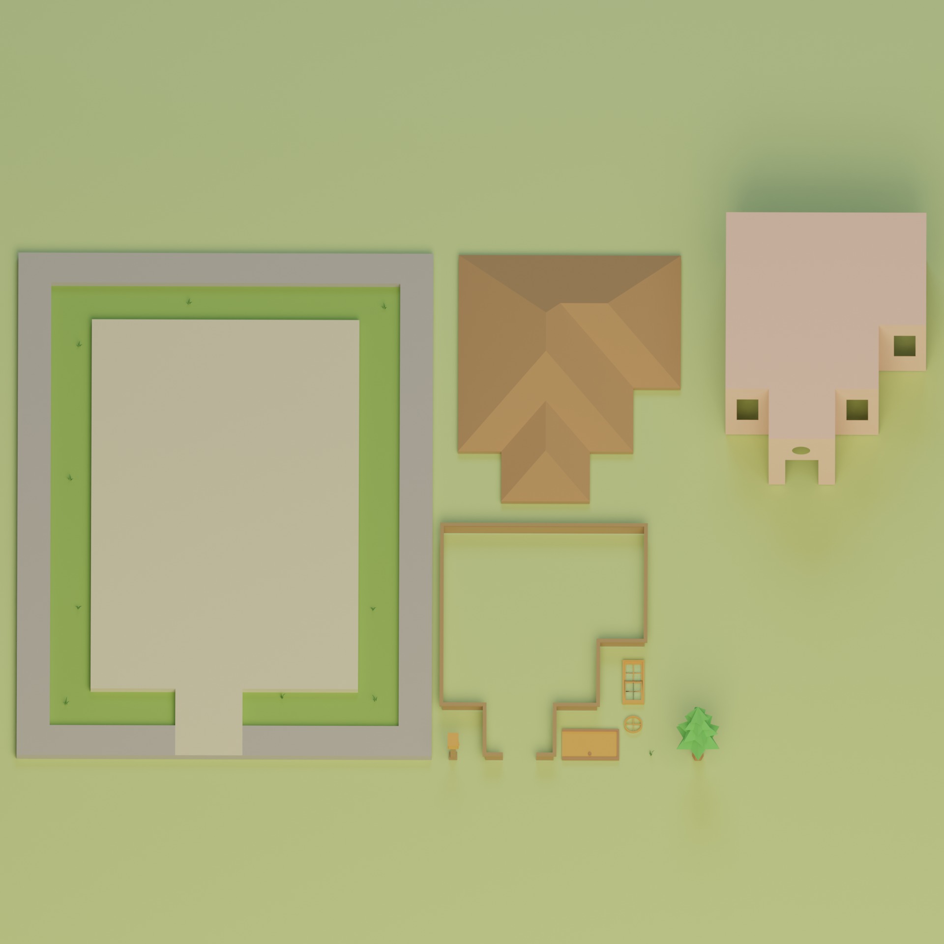 Lowpoly Houses Collection 1 _13