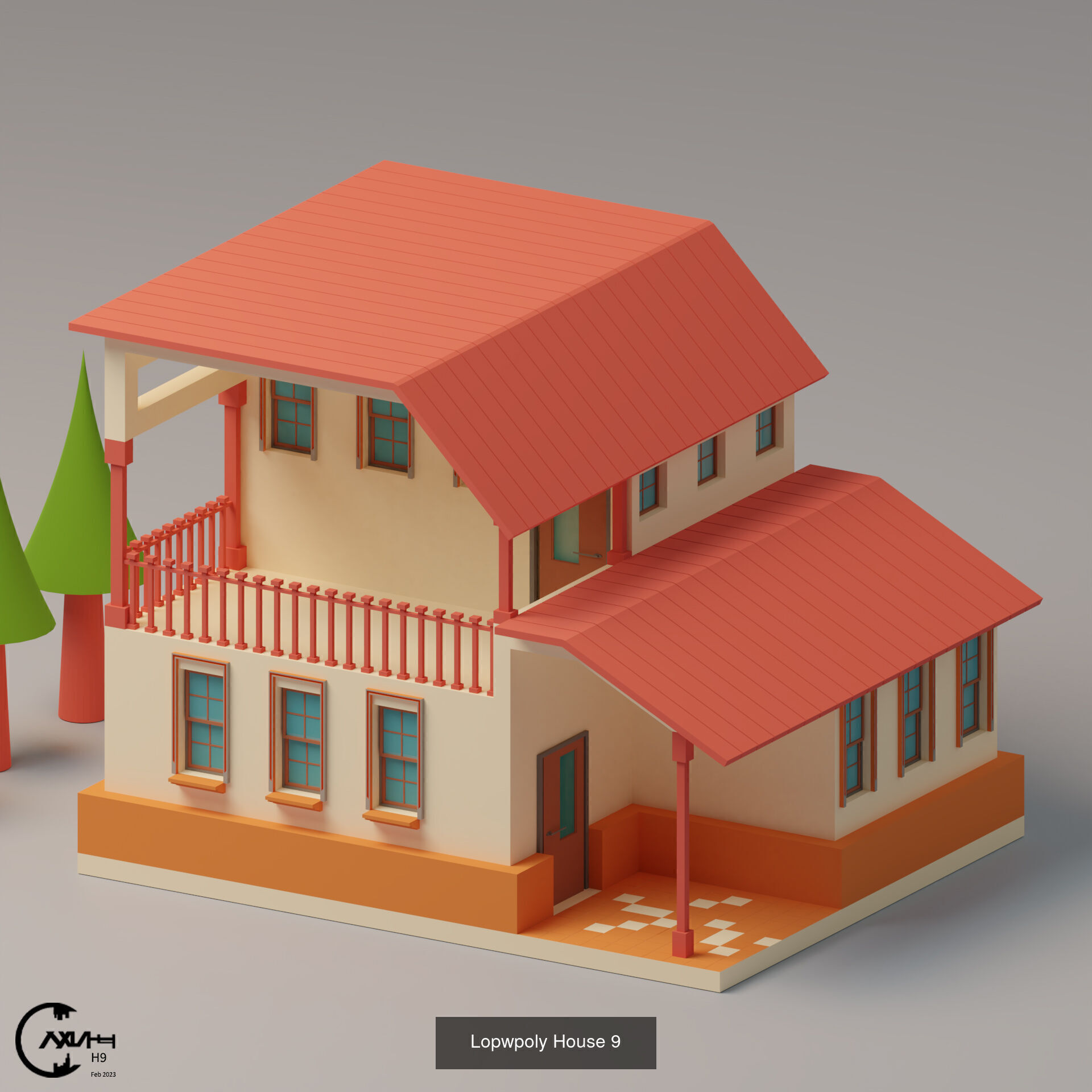 Lowpoly Houses Collection 1 _10