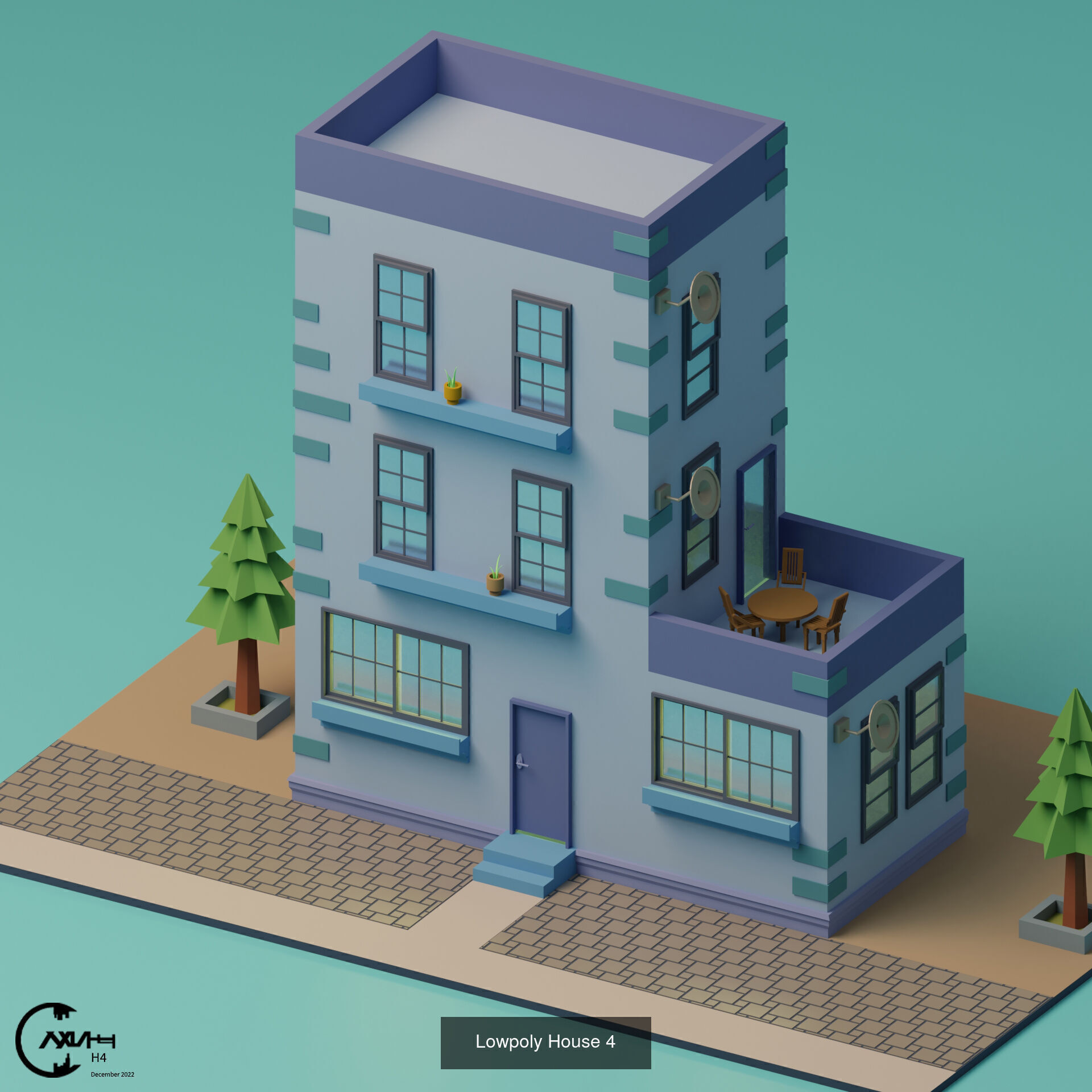 Lowpoly Houses Collection 1 _5