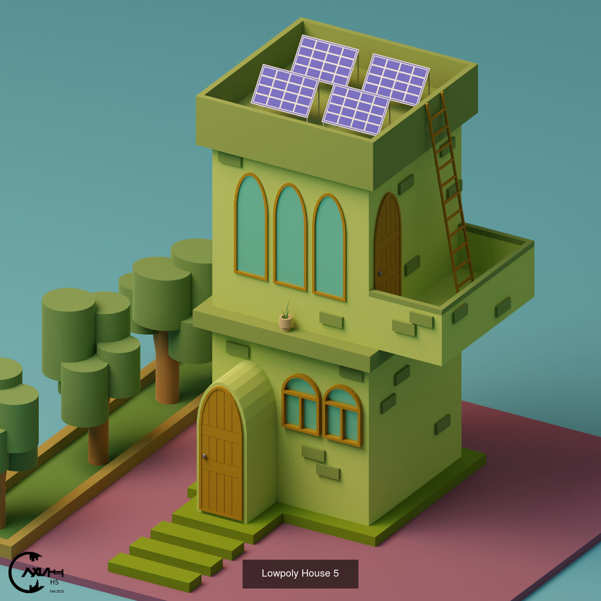 Lowpoly Houses Collection 1 _6