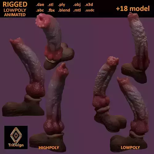 Huge Dog Penis Rigged