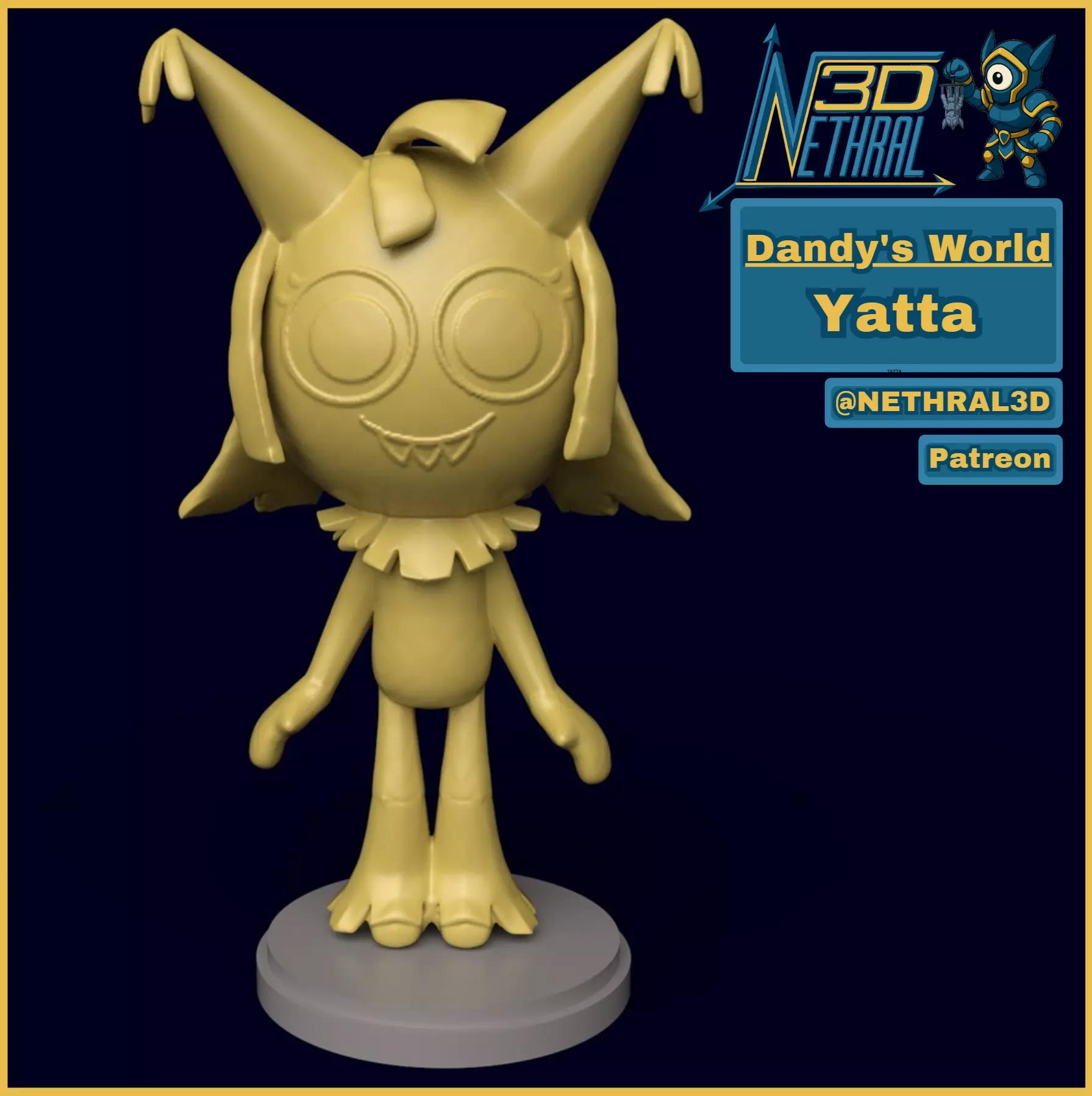Dandy World Yatta 3D print model