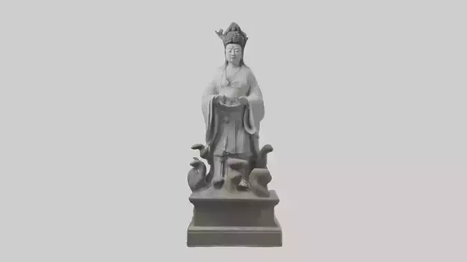 Longmu statue model