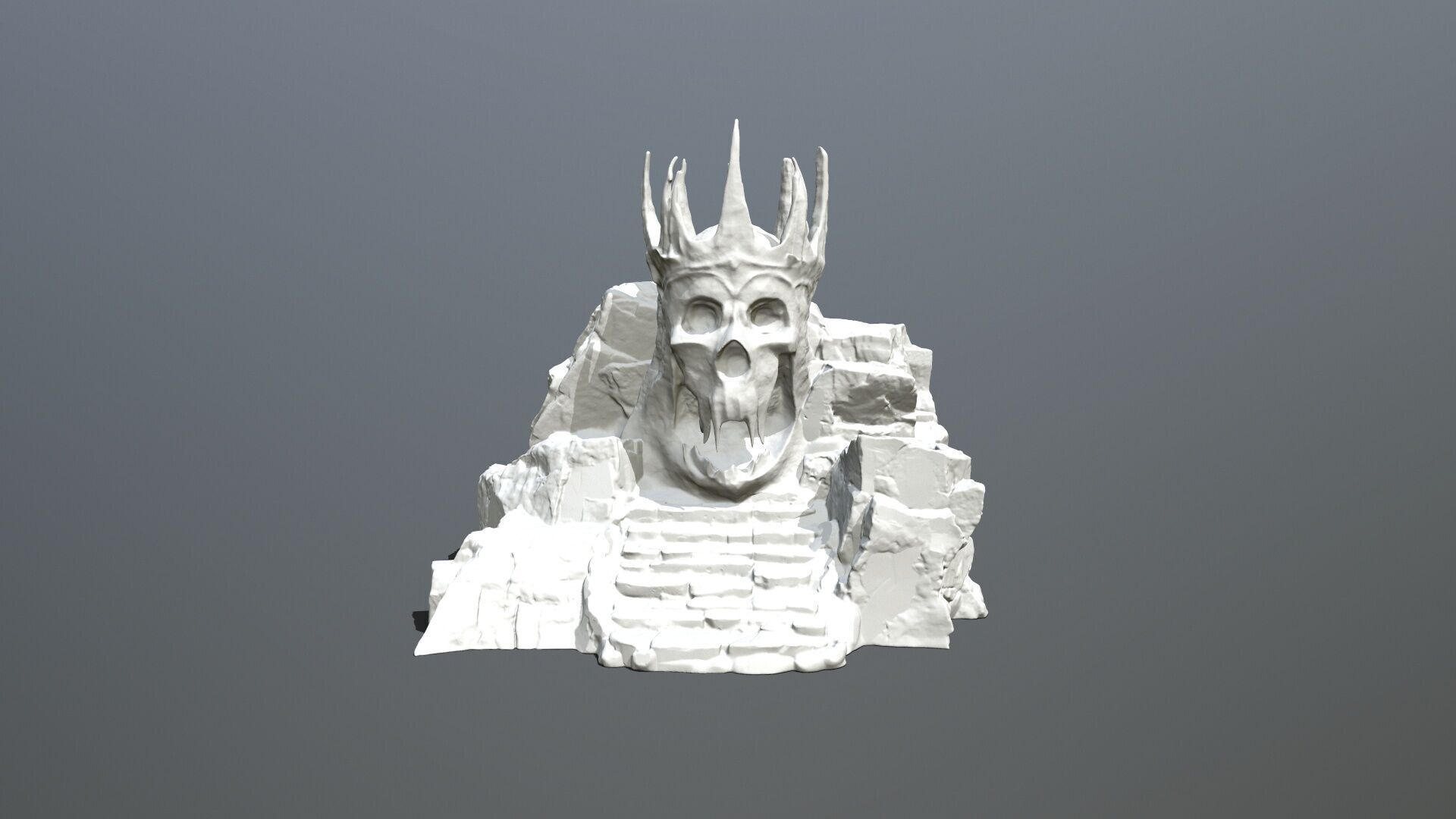 Skull Cave 3D print model_8