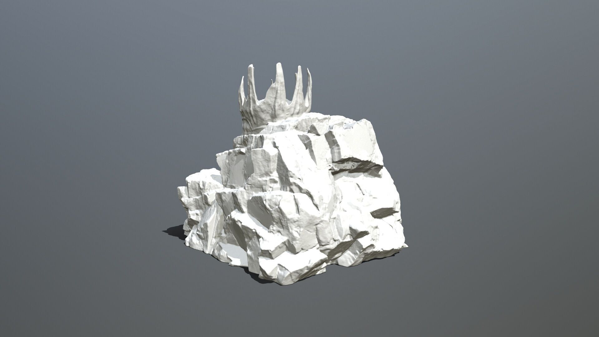 Skull Cave 3D print model_3