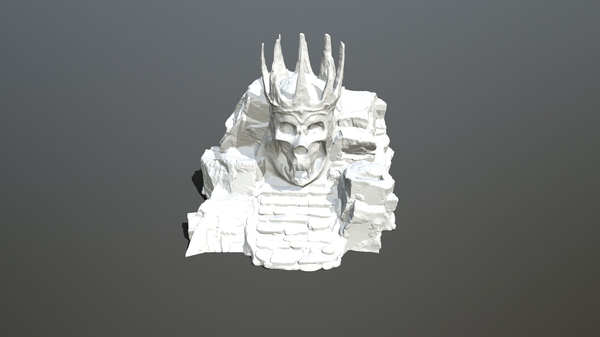 Skull Cave 3D print model_9