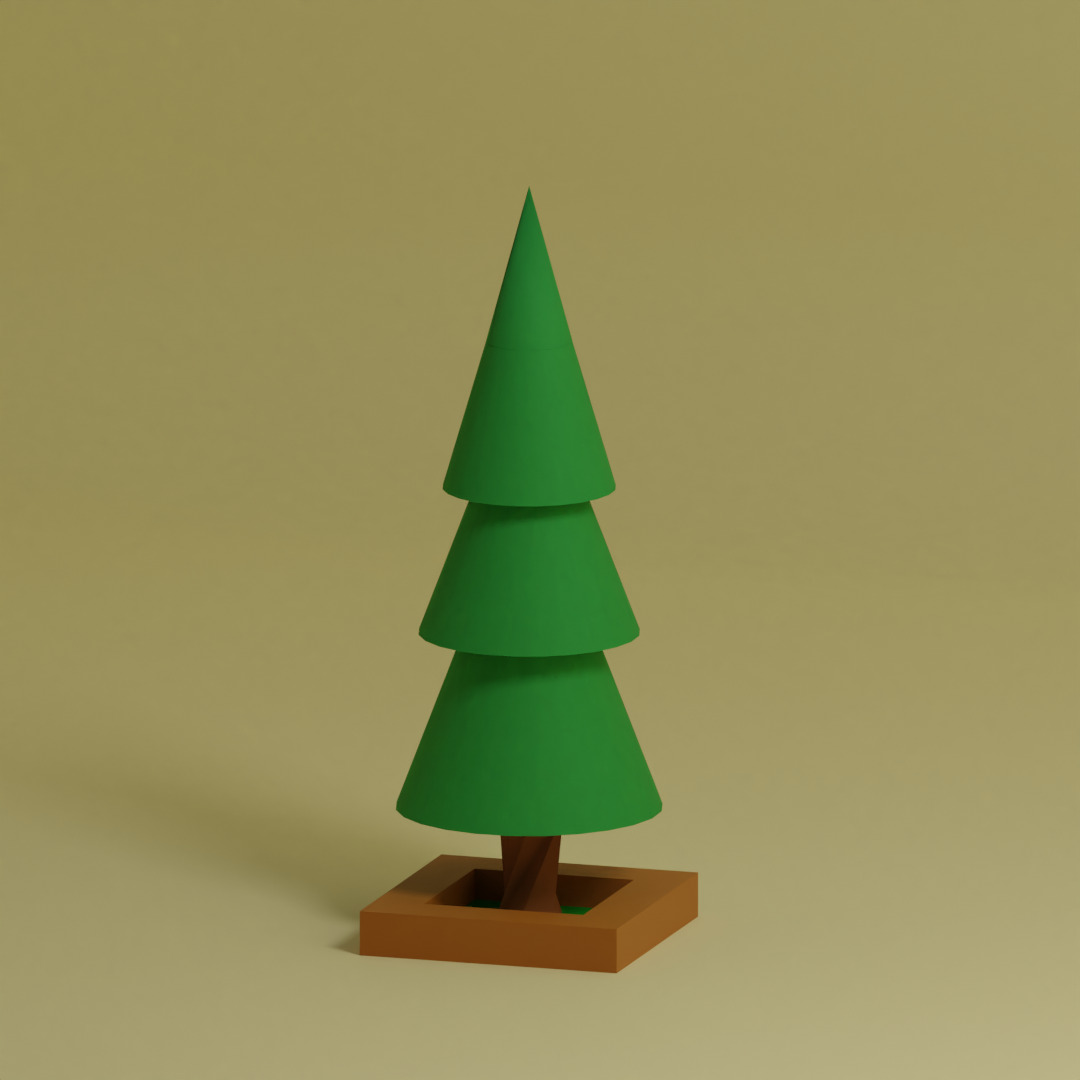 Low Poly Trees Collection - 25 trees  pack 1 Low-poly 3D model_16