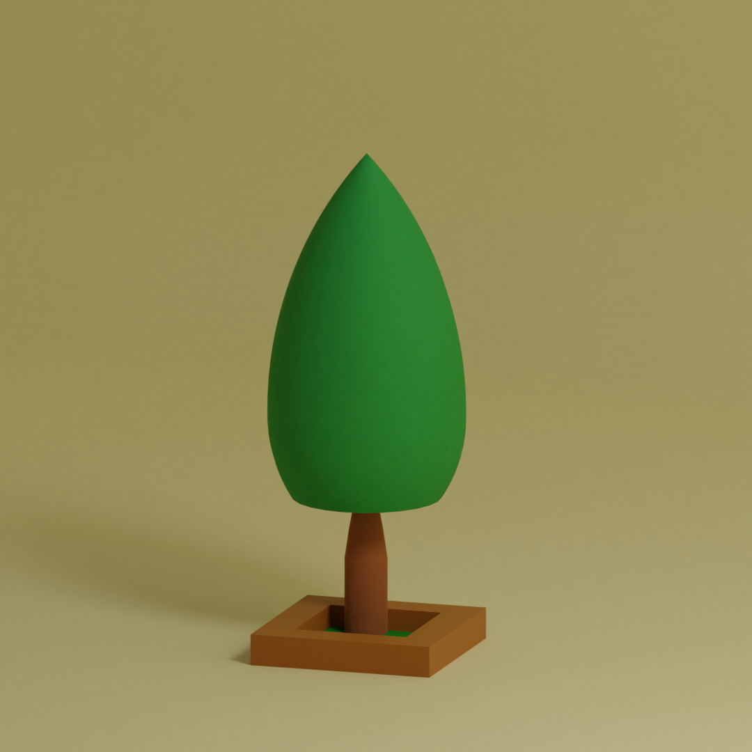 Low Poly Trees Collection - 25 trees  pack 1 Low-poly 3D model_25