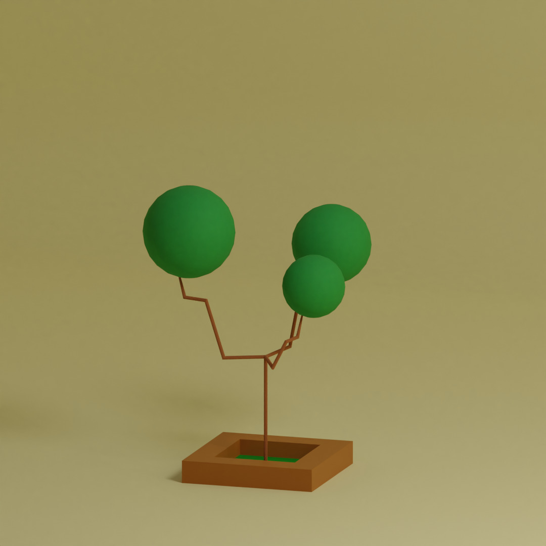 Low Poly Trees Collection - 25 trees  pack 1 Low-poly 3D model_12