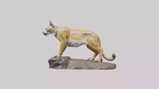 Lynx statue model