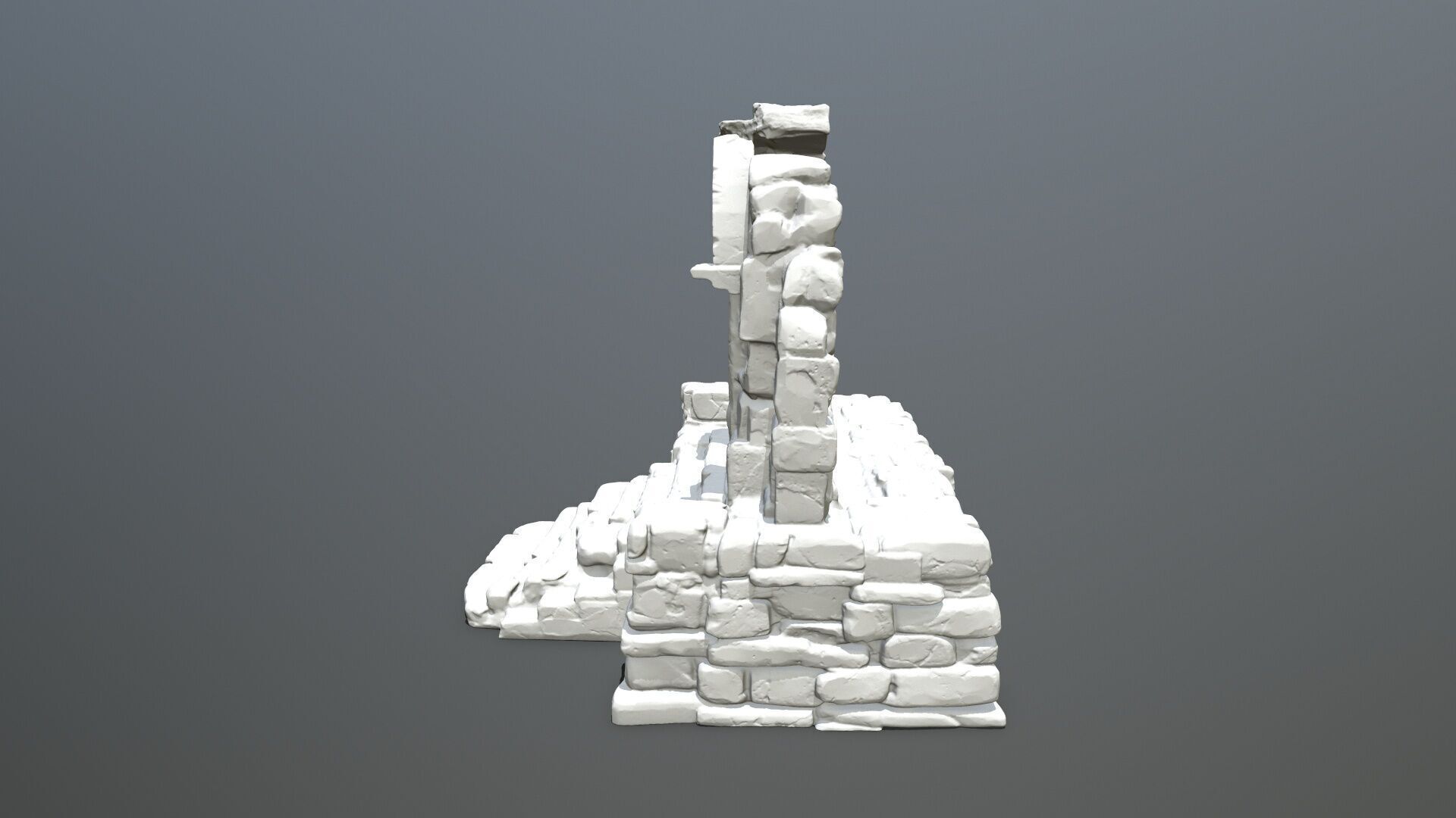 Ruin Gate 3D print model_8