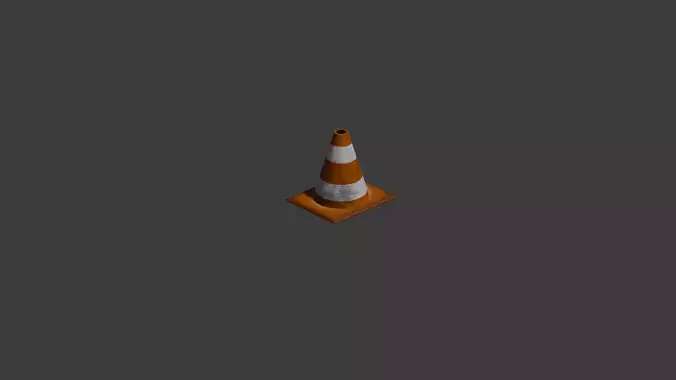 3D Model Safety Road Cone