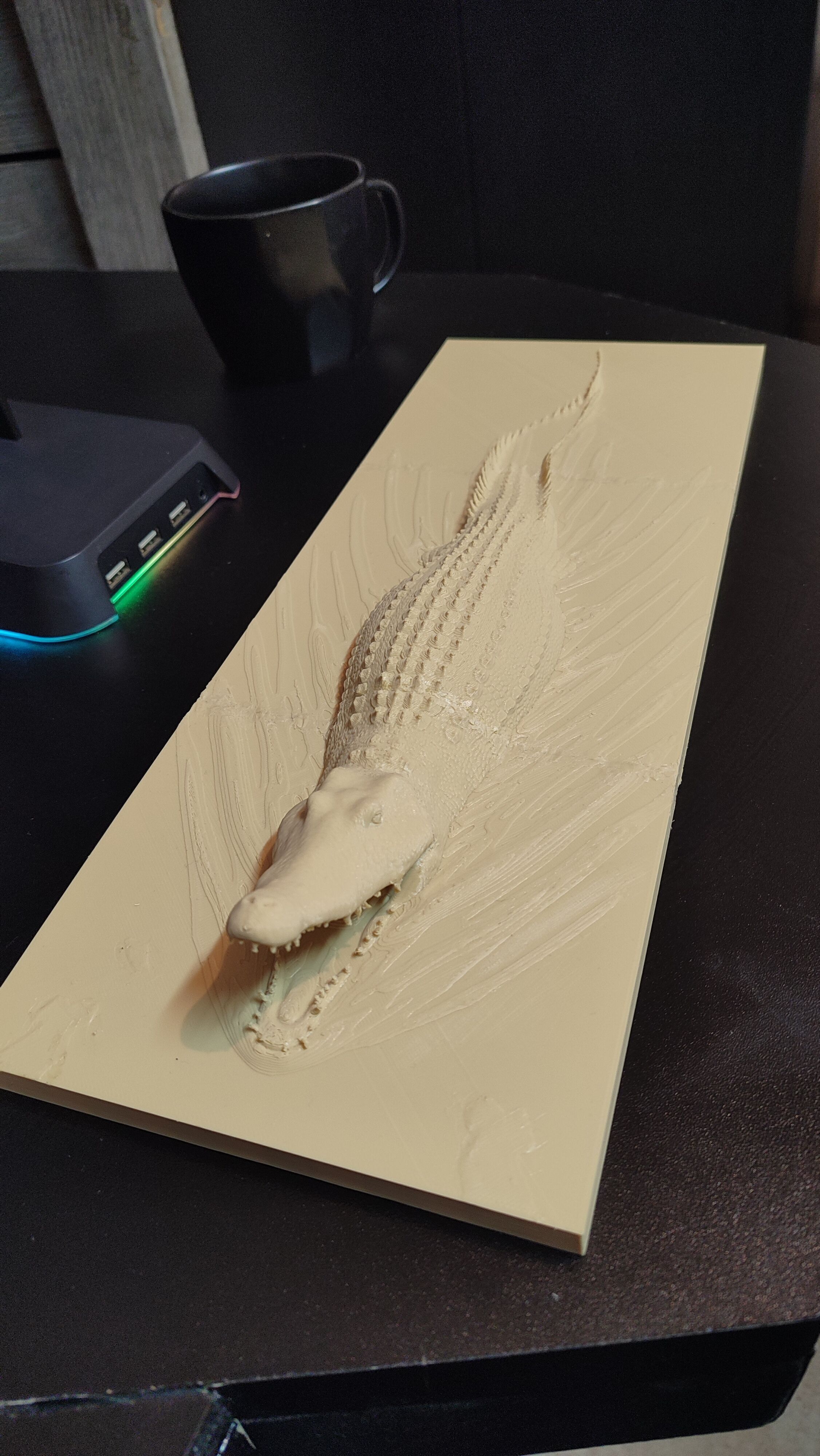 crocodile for 3d printing  3D print model_20