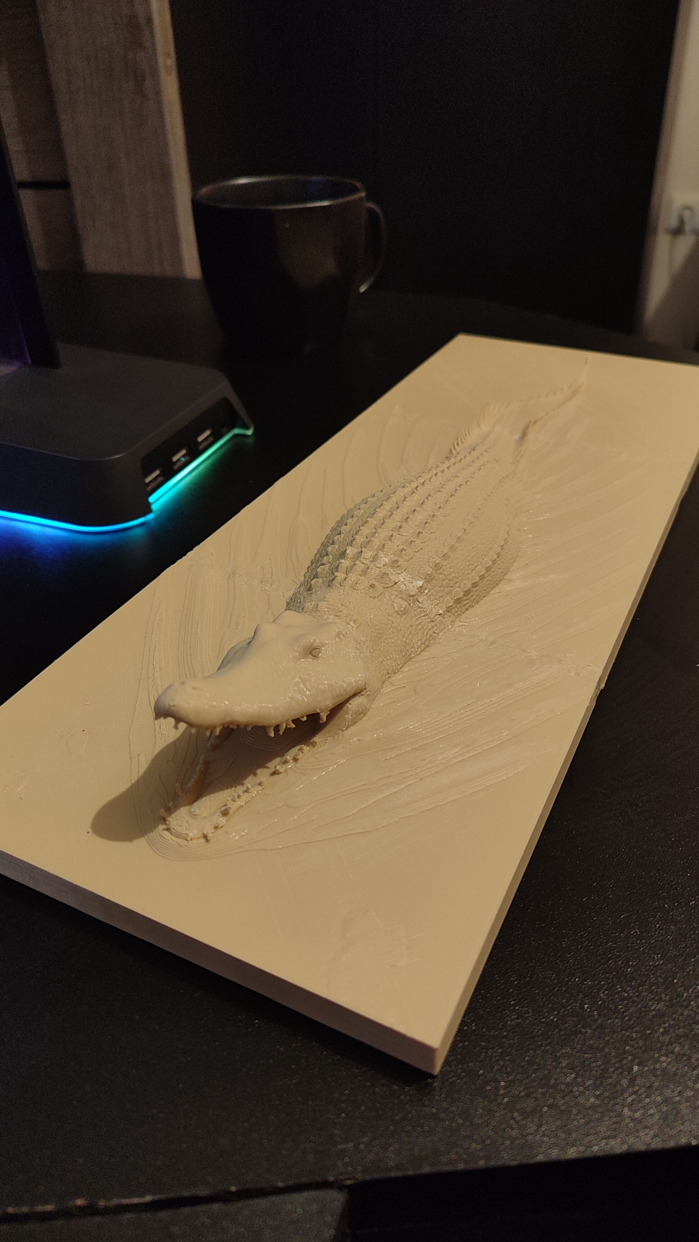 crocodile for 3d printing  3D print model_19