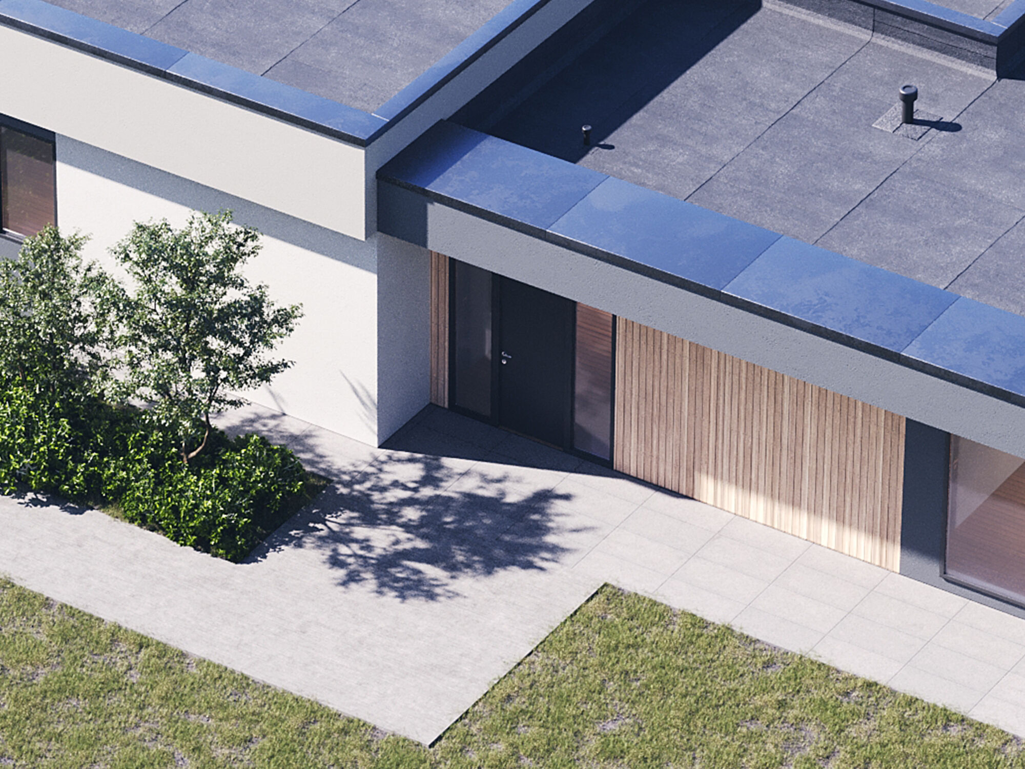 Exterior House Scene 3D model_8
