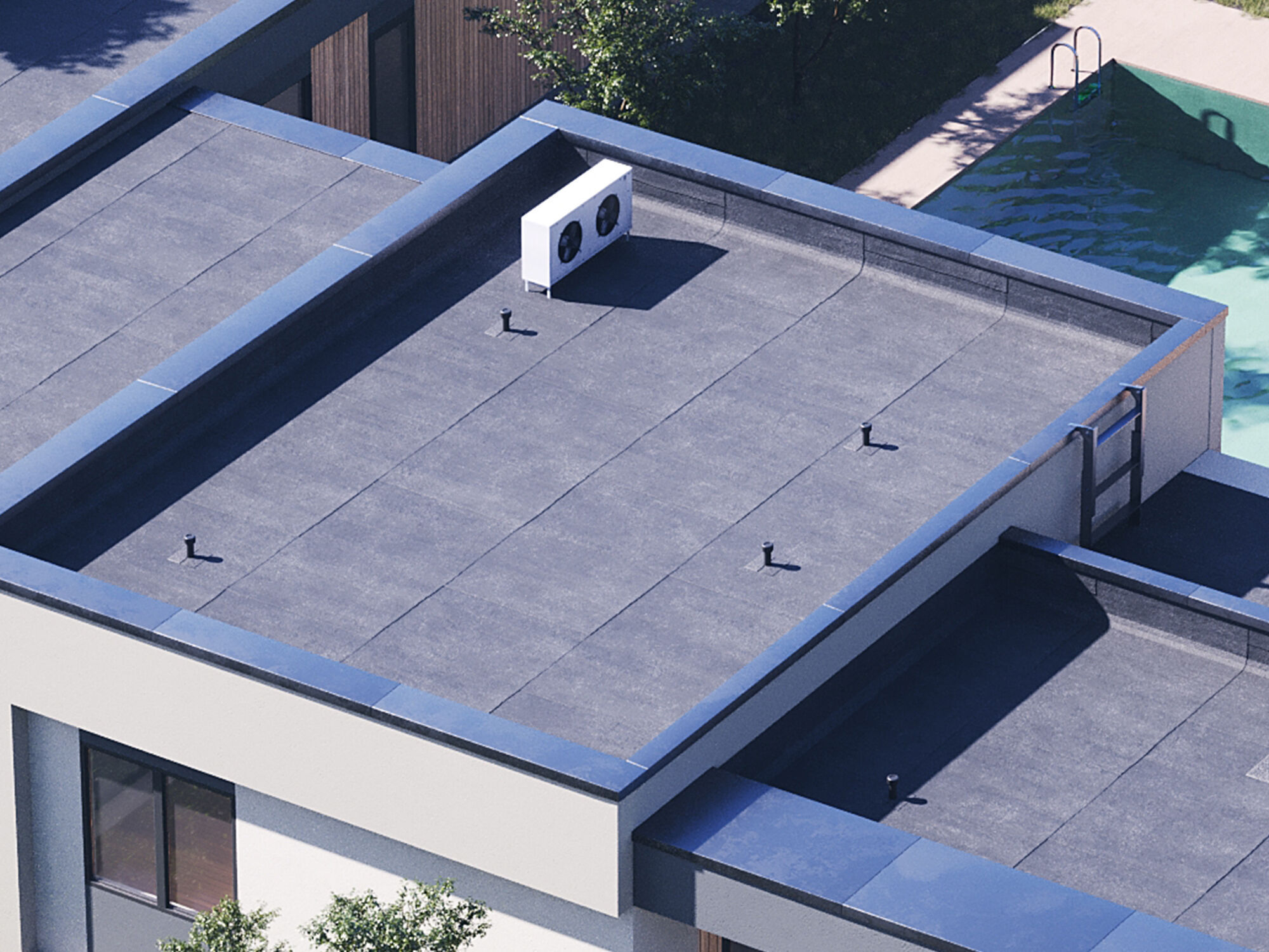 Exterior House Scene 3D model_7