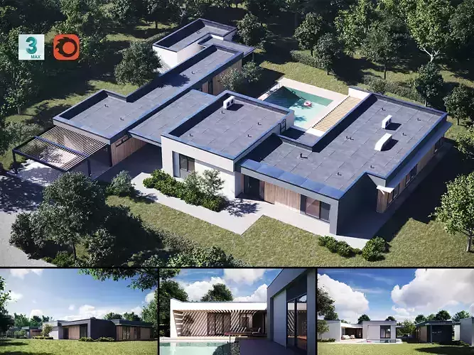 Exterior House Scene