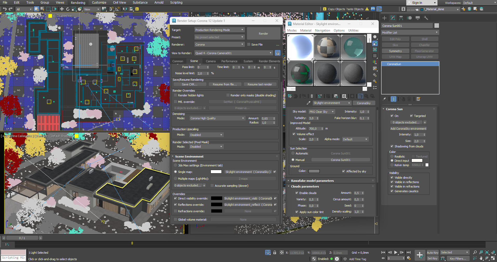 Exterior House Scene 3D model_20