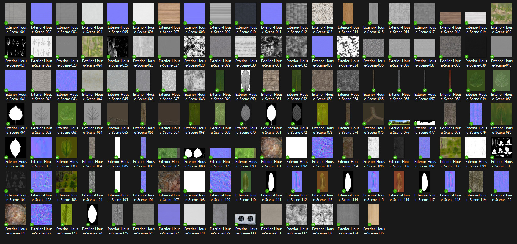 Exterior House Scene 3D model_12