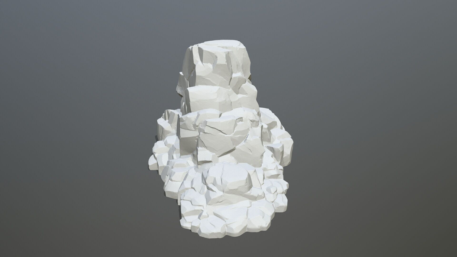 mountain 3D print model_3