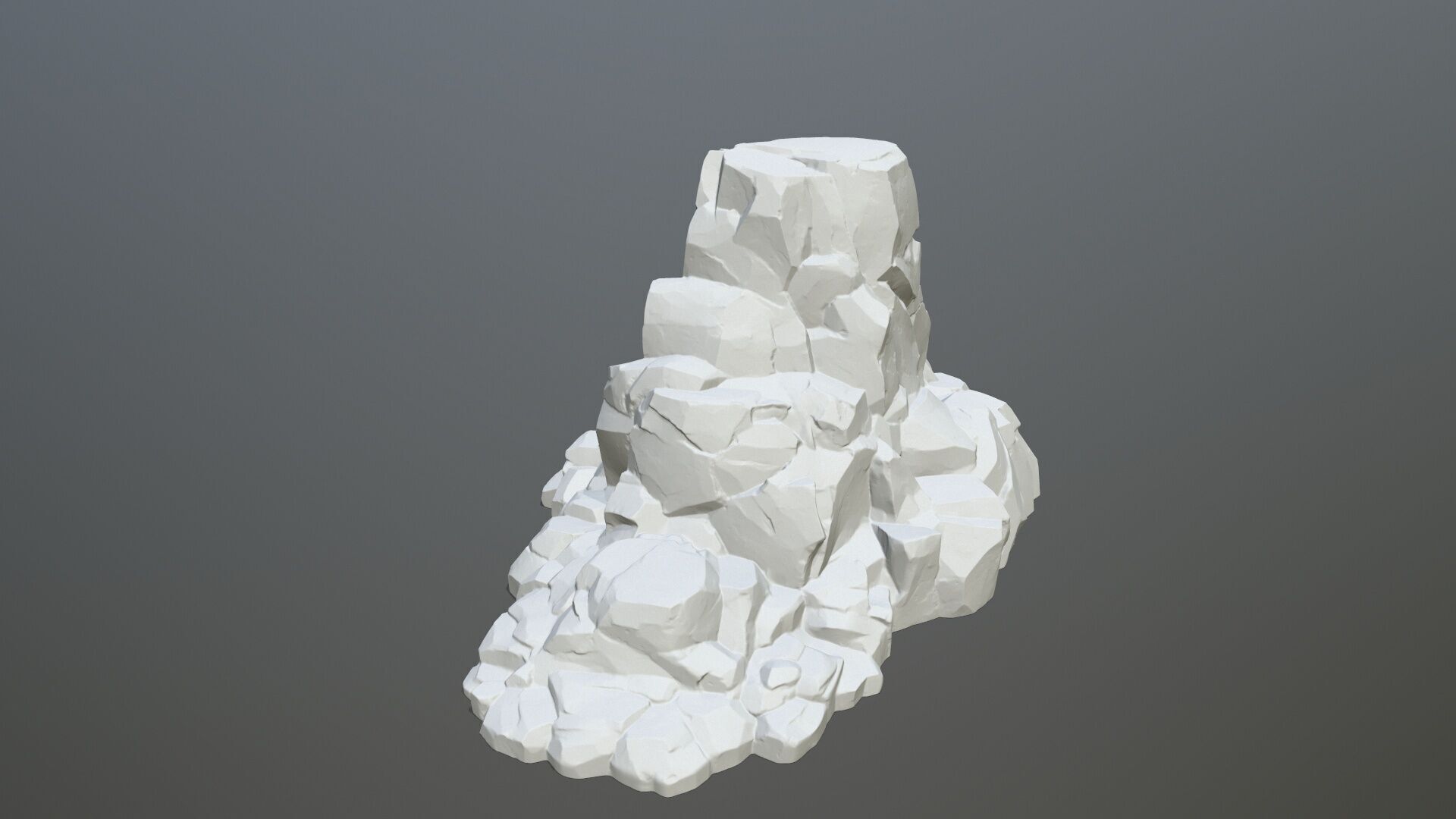 mountain 3D print model_2