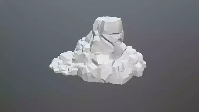 mountain 3D print model