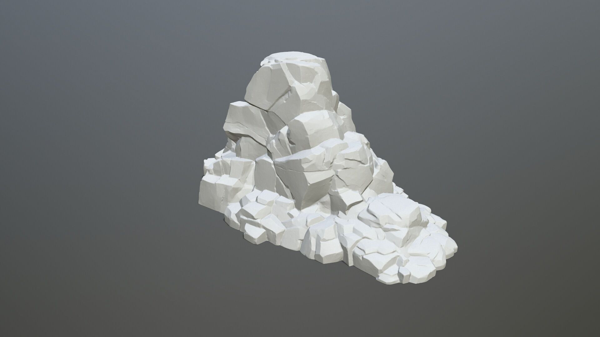 mountain 3D print model_4