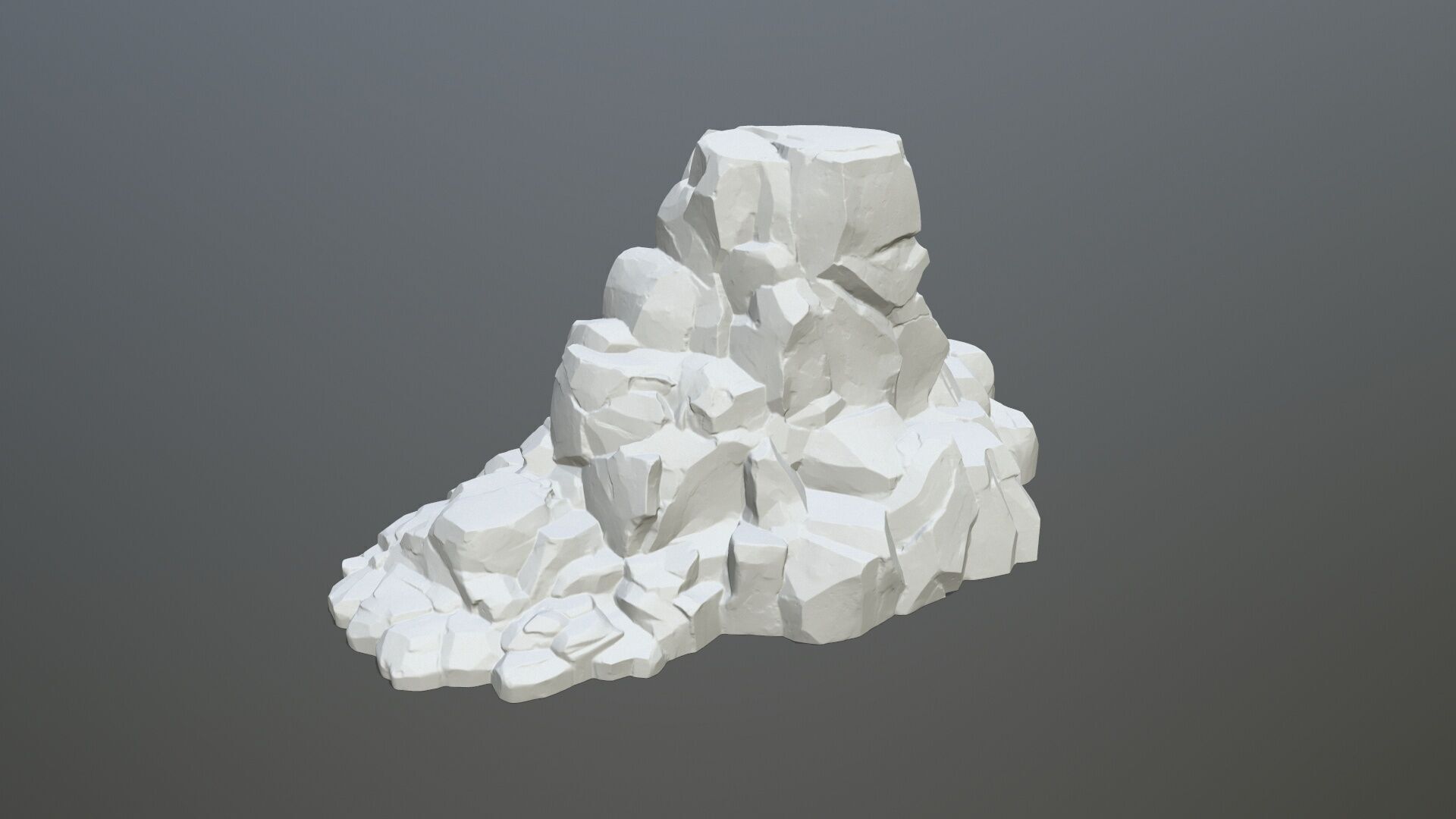mountain 3D print model_1
