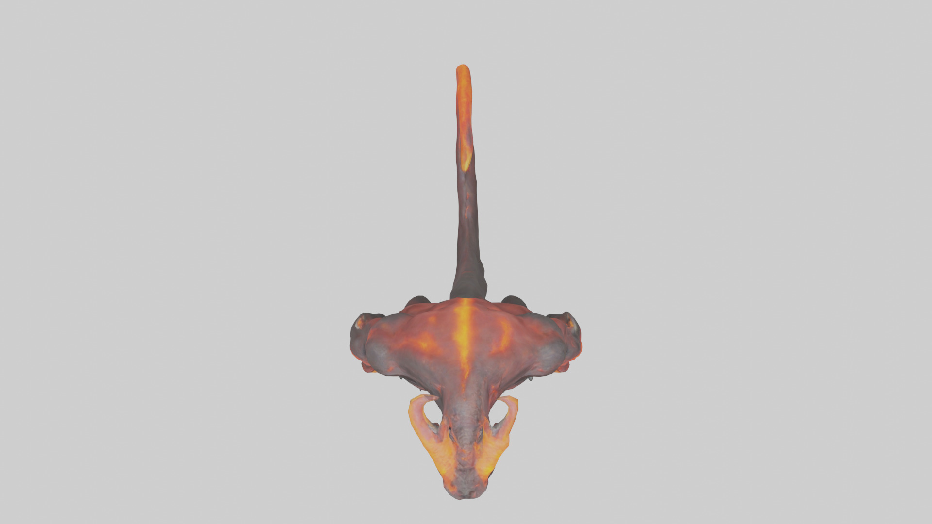 Magma Demon model Low-poly 3D model_14