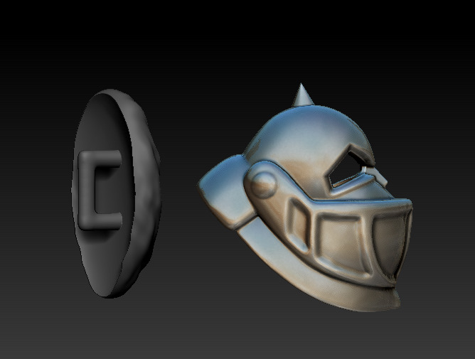 Snowman Thundercats Helmet and Shield 3D print model_1