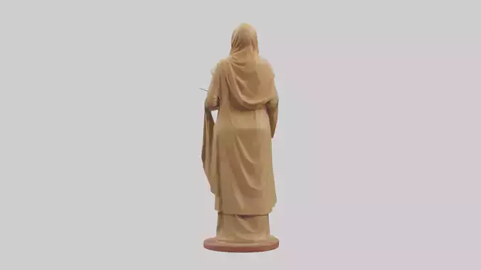 Malala Yousafzai statue model