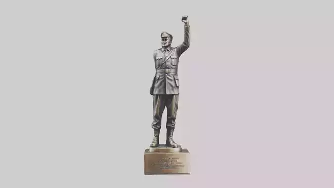MedalWinner War Hero Statue model
