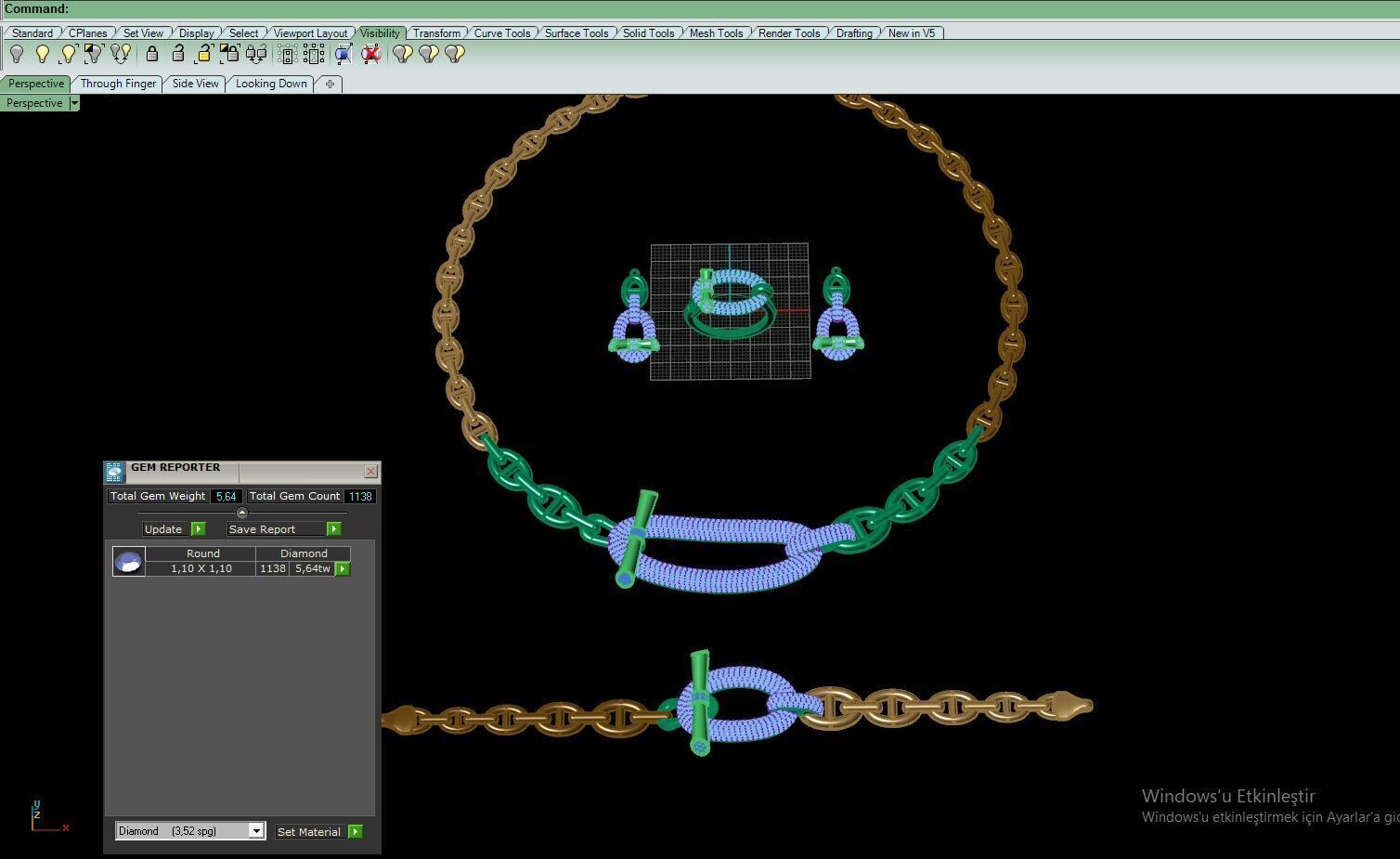 hermes kolye 3D print model_8
