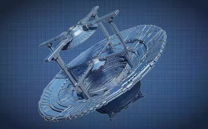 space equipment node 00246 3D model