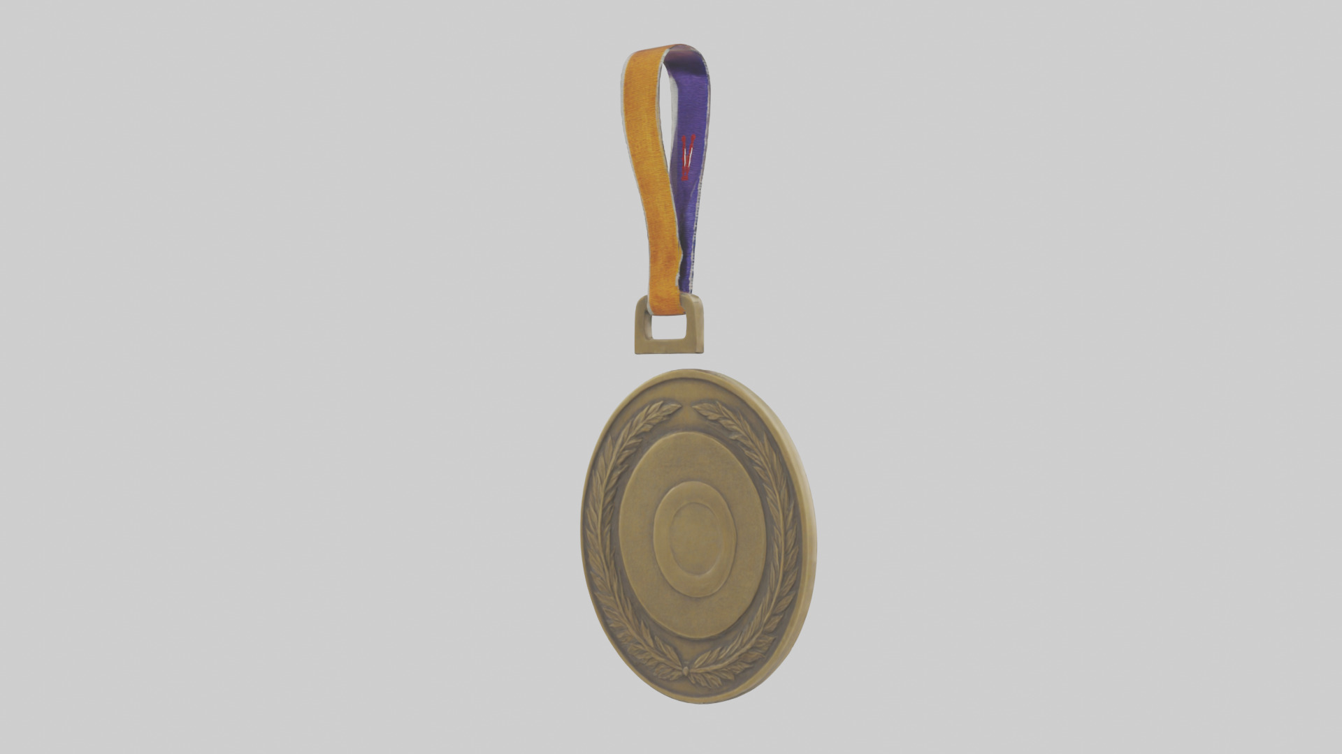 Merit Medal model Low-poly 3D model_2