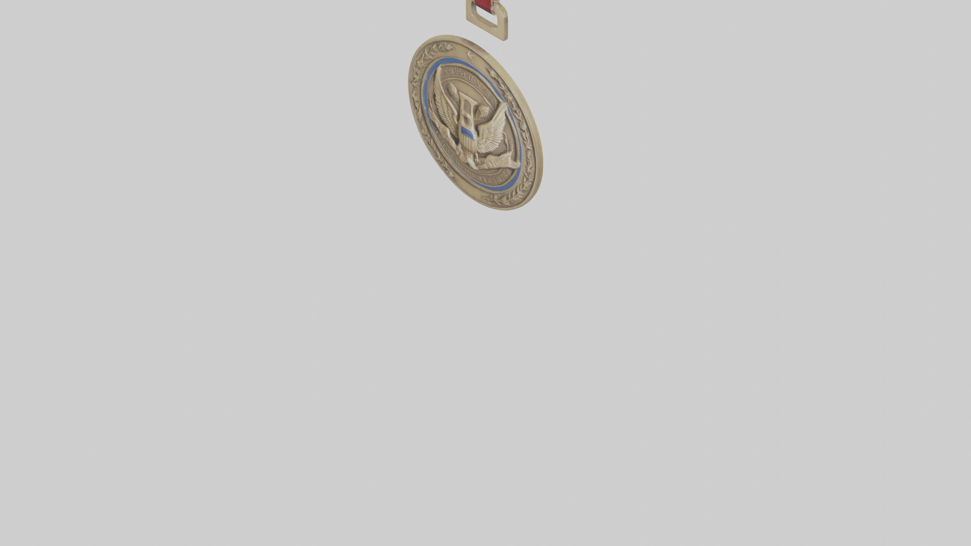 Merit Medal model Low-poly 3D model_5