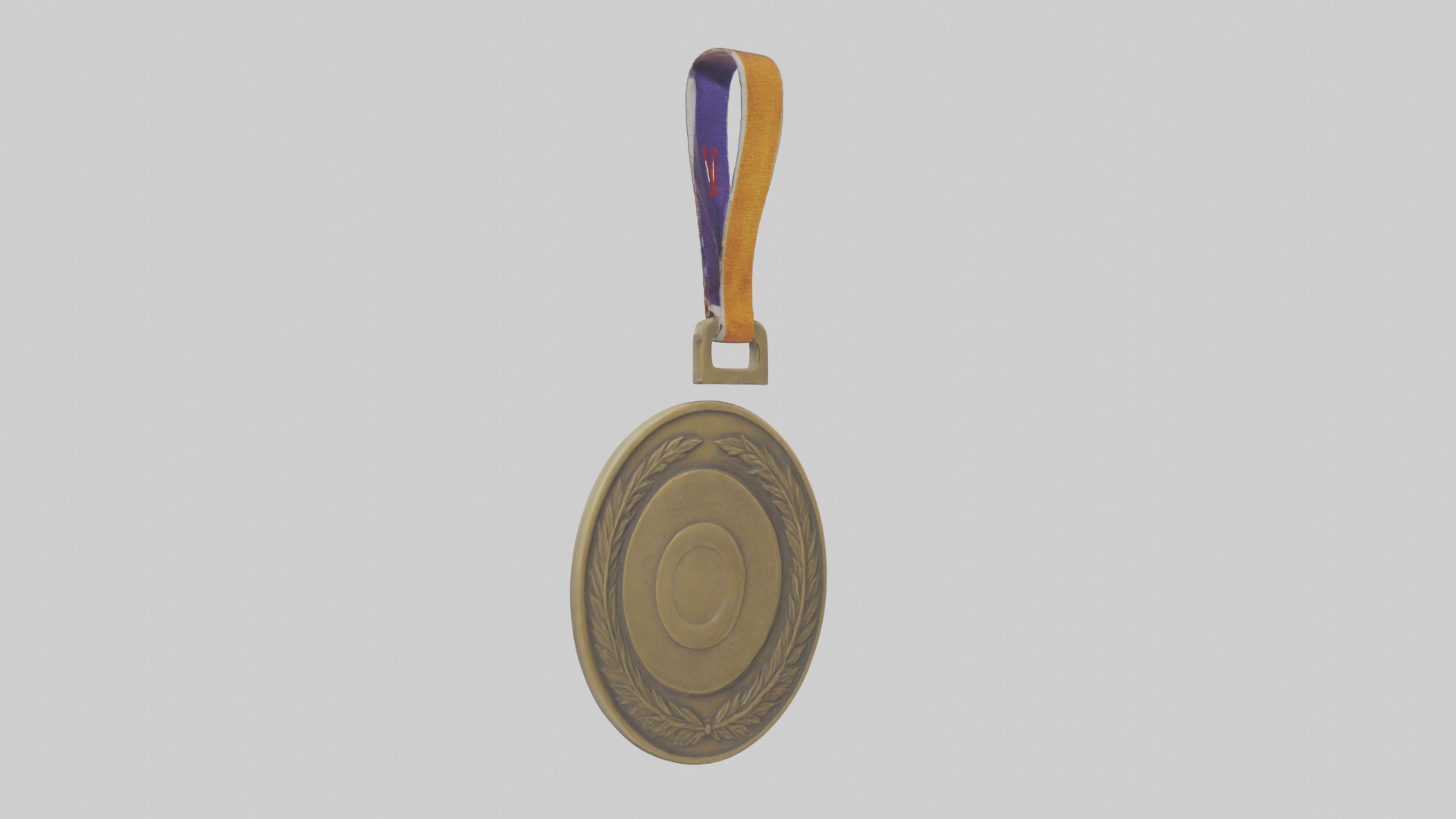 Merit Medal model Low-poly 3D model_1