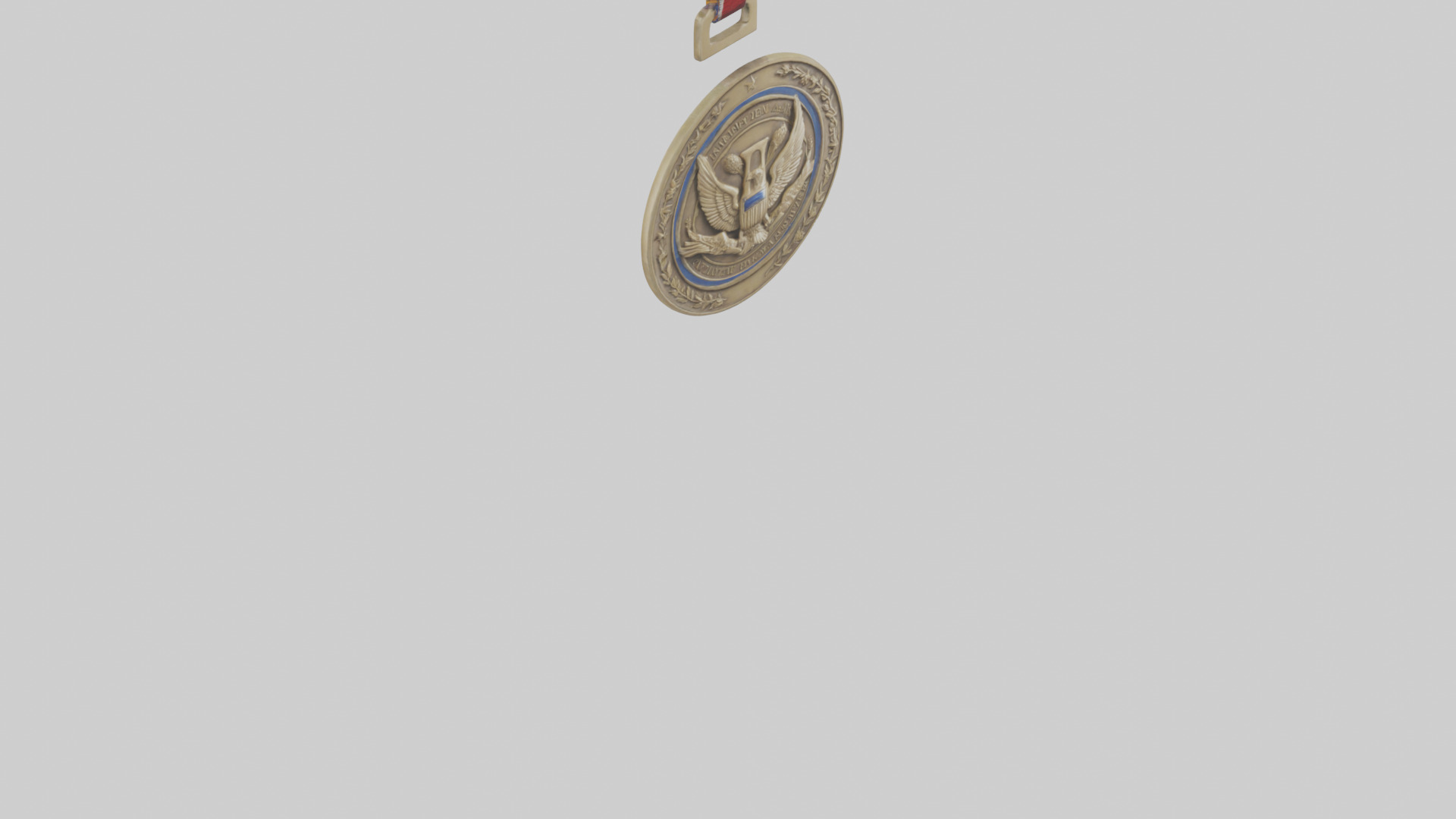 Merit Medal model Low-poly 3D model_6