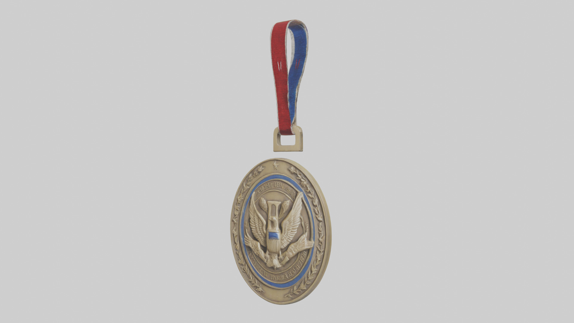 Merit Medal model Low-poly 3D model_8