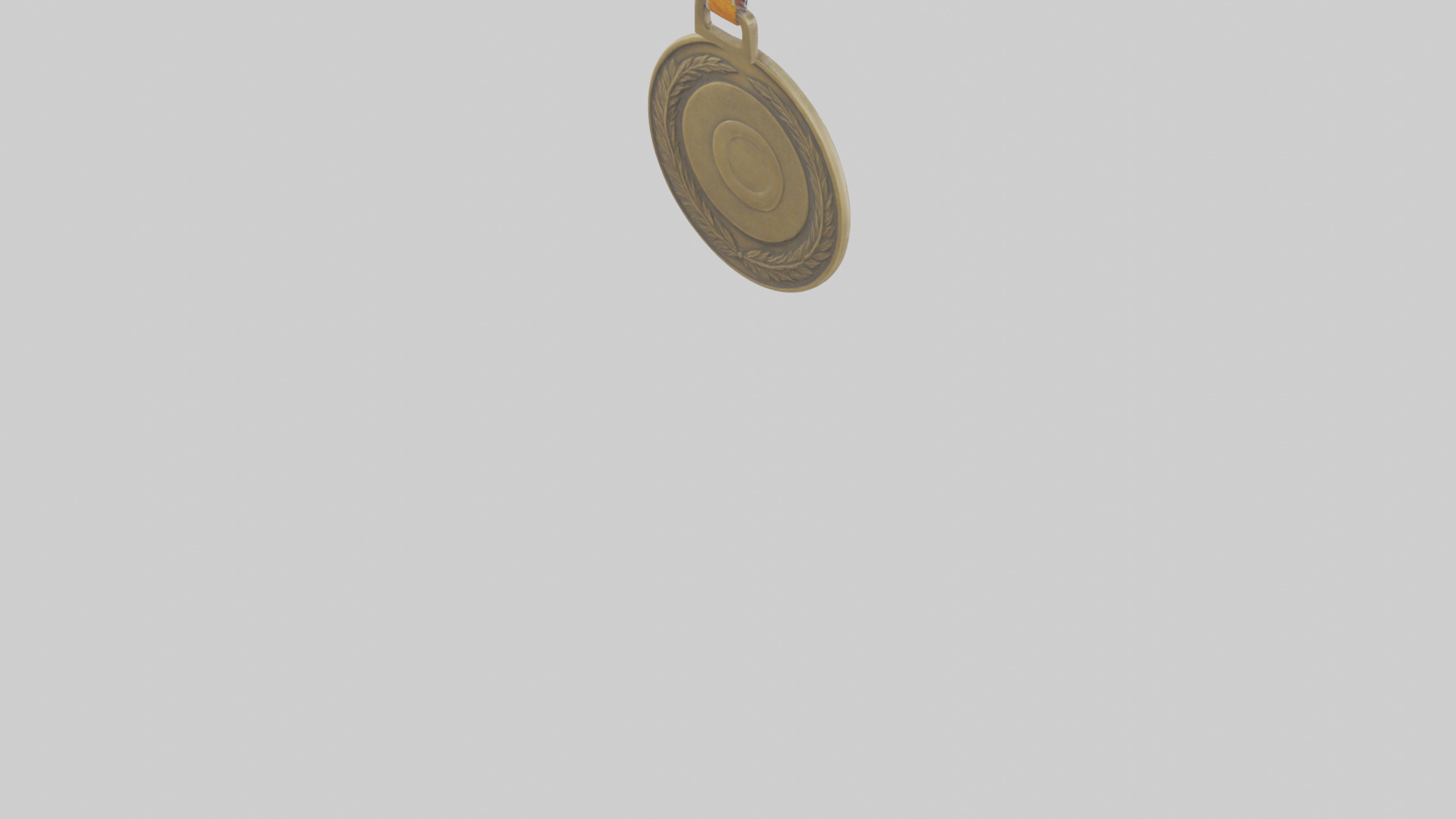 Merit Medal model Low-poly 3D model_4
