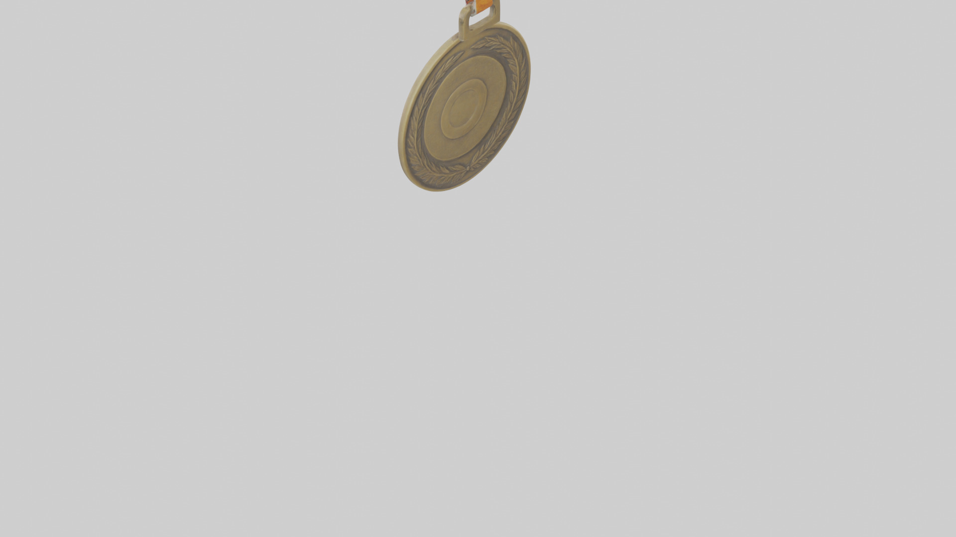 Merit Medal model Low-poly 3D model_3