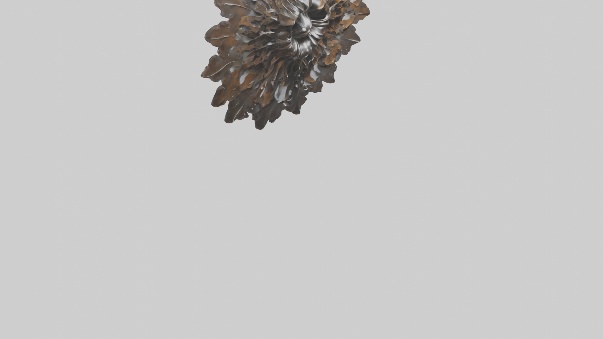 Metal wall art model Low-poly 3D model_6