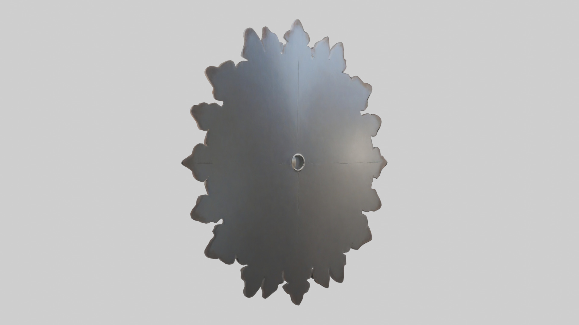 Metal wall art model Low-poly 3D model_1