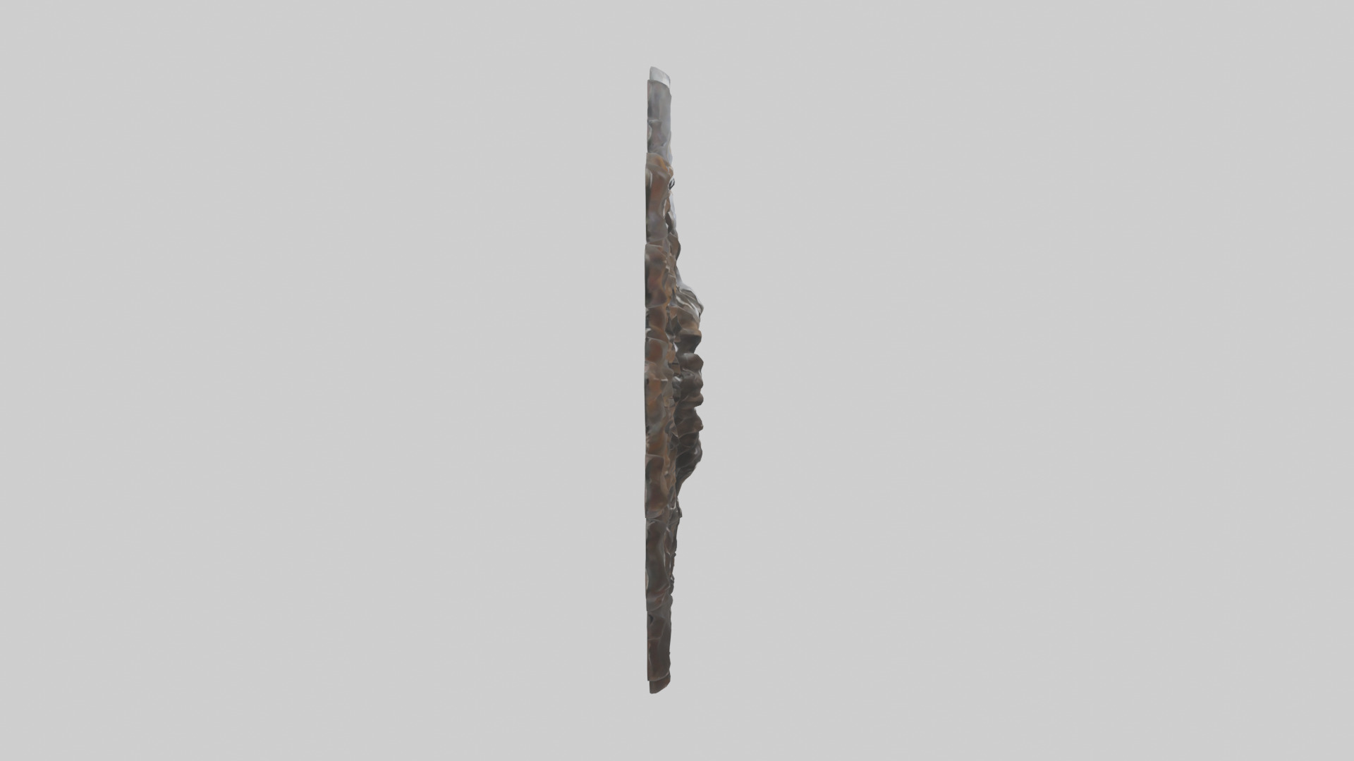 Metal wall art model Low-poly 3D model_13