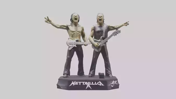 Metallica statue model