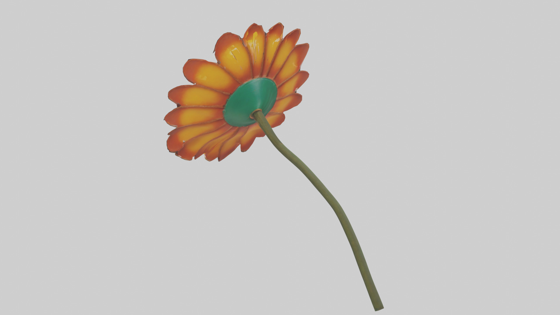 Mexican Hat Flower model Low-poly 3D model_1