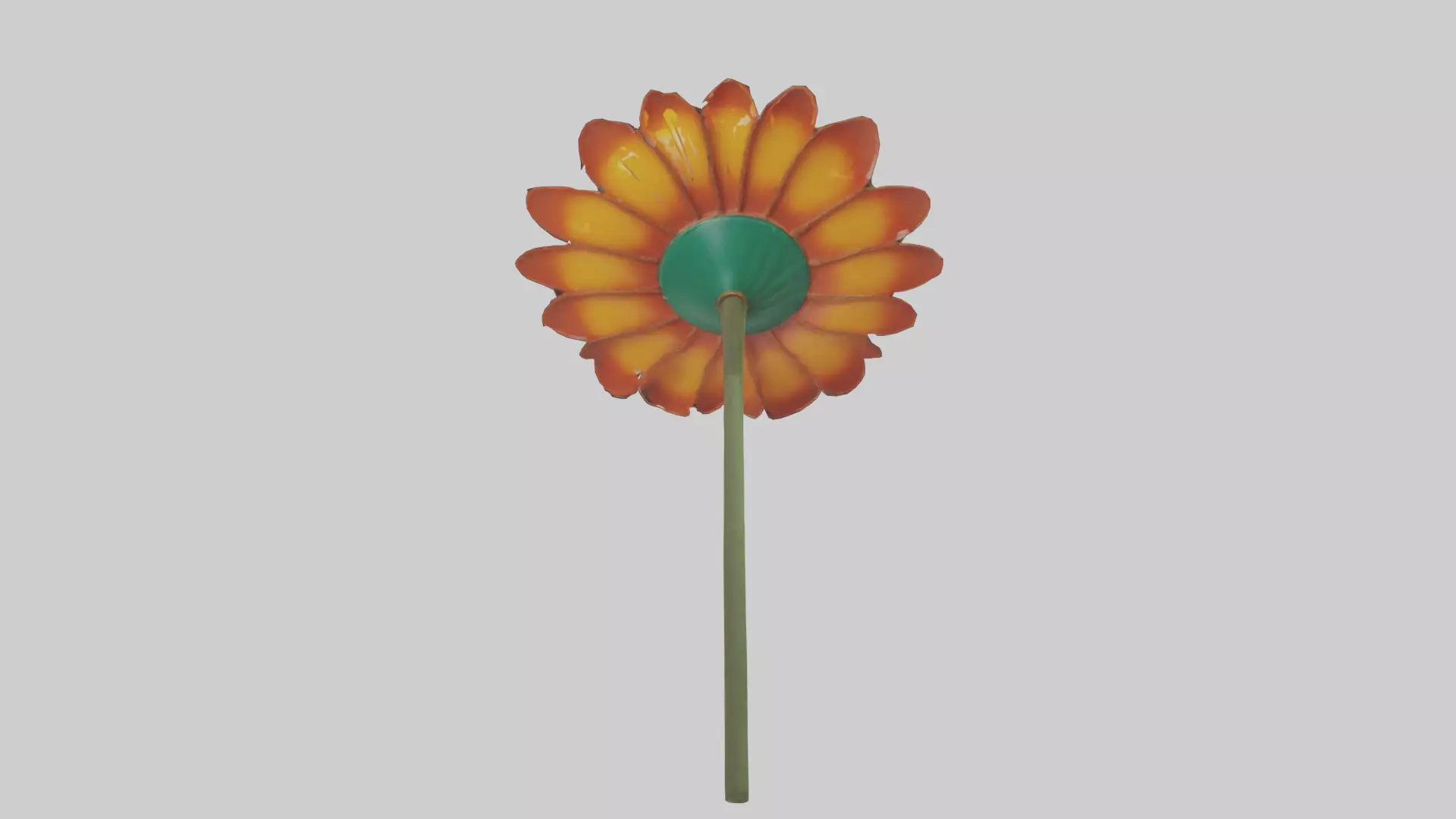 Mexican Hat Flower model Low-poly 3D model_0