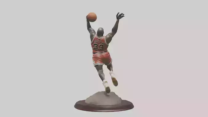 Michael Jordan statue model
